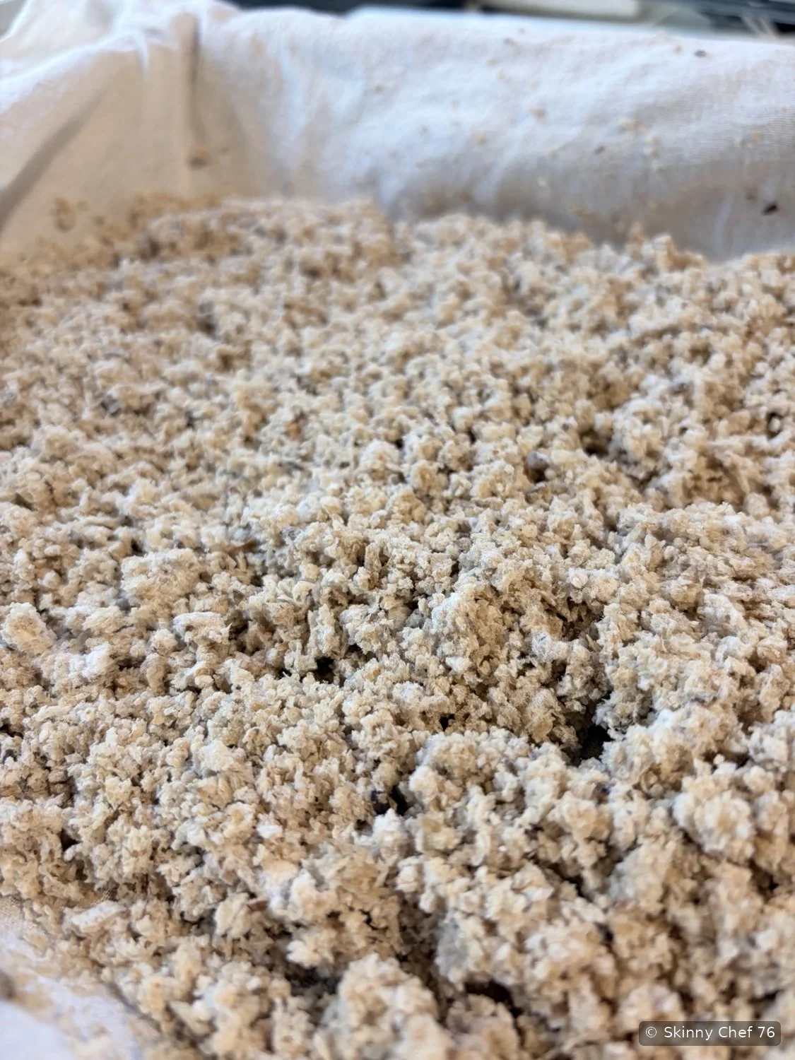Ein näherer Blick auf die Struktur des Brot-Koji.