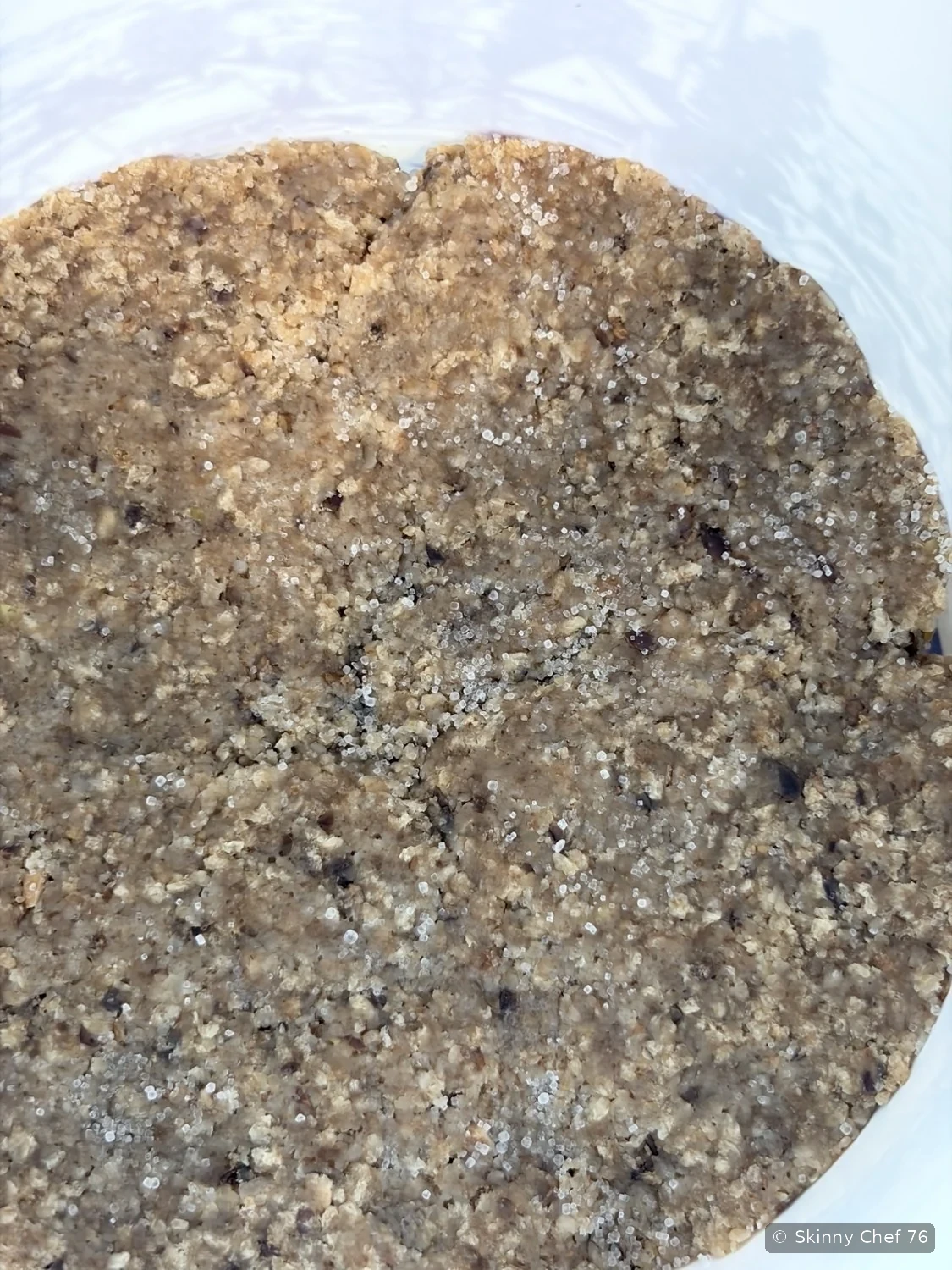 Detail des frisch angesetzten Brot-Miso-Versuchs.
