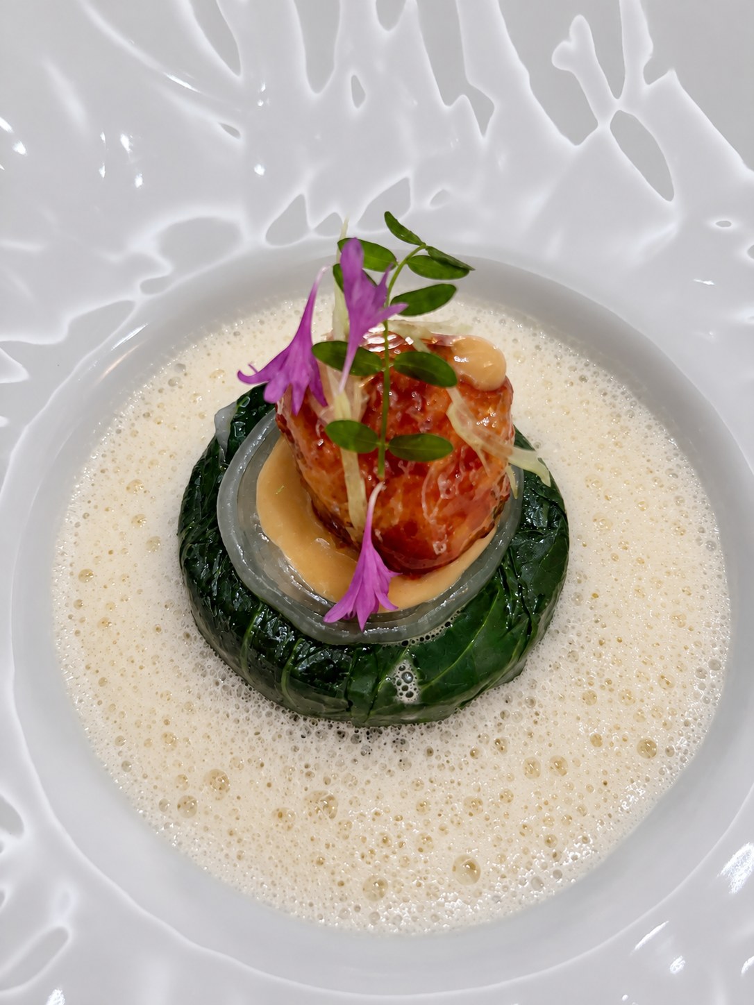Langoustine · Kalbskopf, Bries, Yuzu Kosho